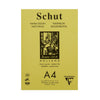 Clairefontaine • schut tekenblok 125g fijne textuur a4 wit 100x