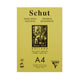 Clairefontaine • schut tekenblok 125g fijne textuur a4 wit 100x