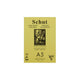 Clairefontaine • schut tekenblok 125g fijne textuur a5 wit 100x