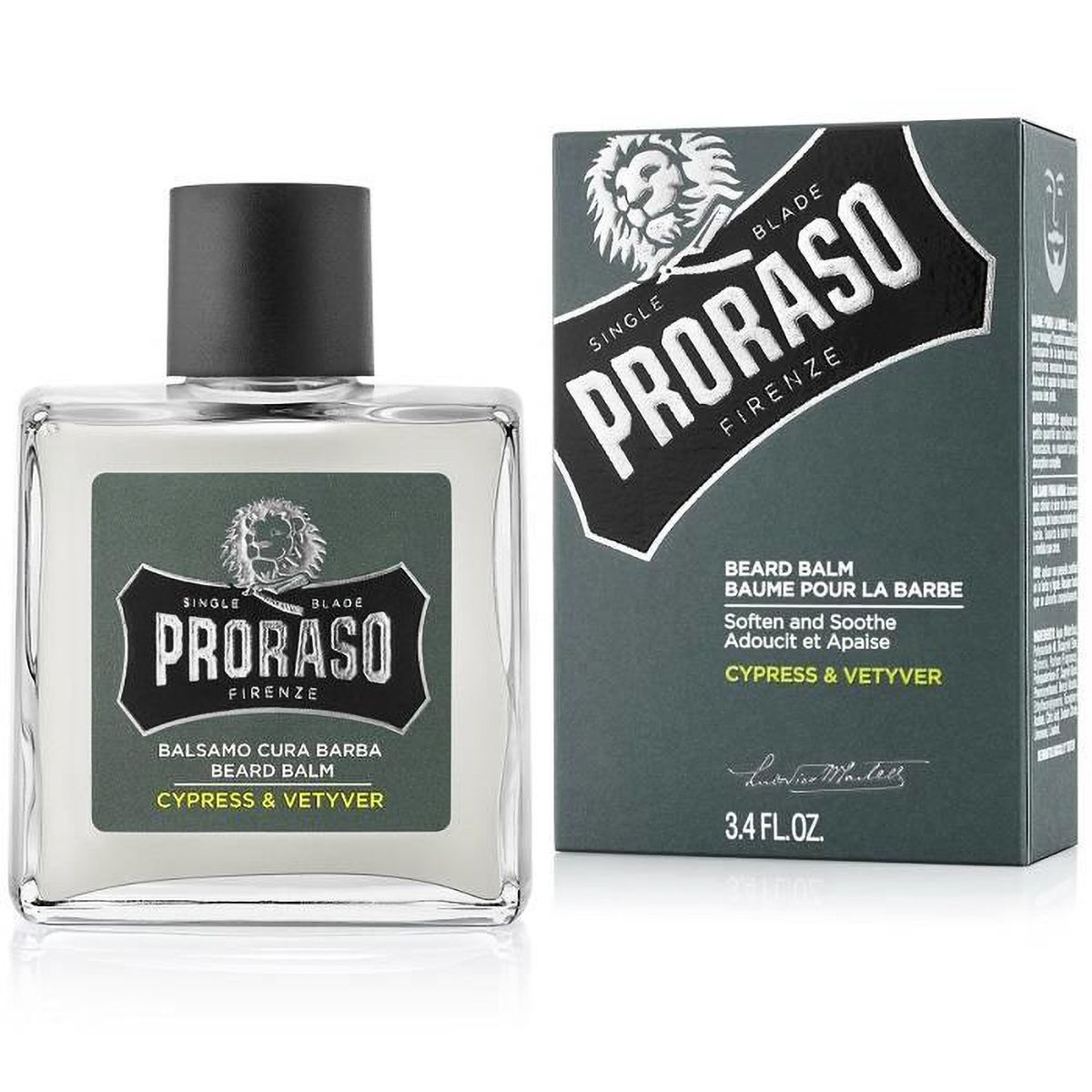PRORASO PRORASO BEARD BALME CYPRESS VETYVER 100ML
