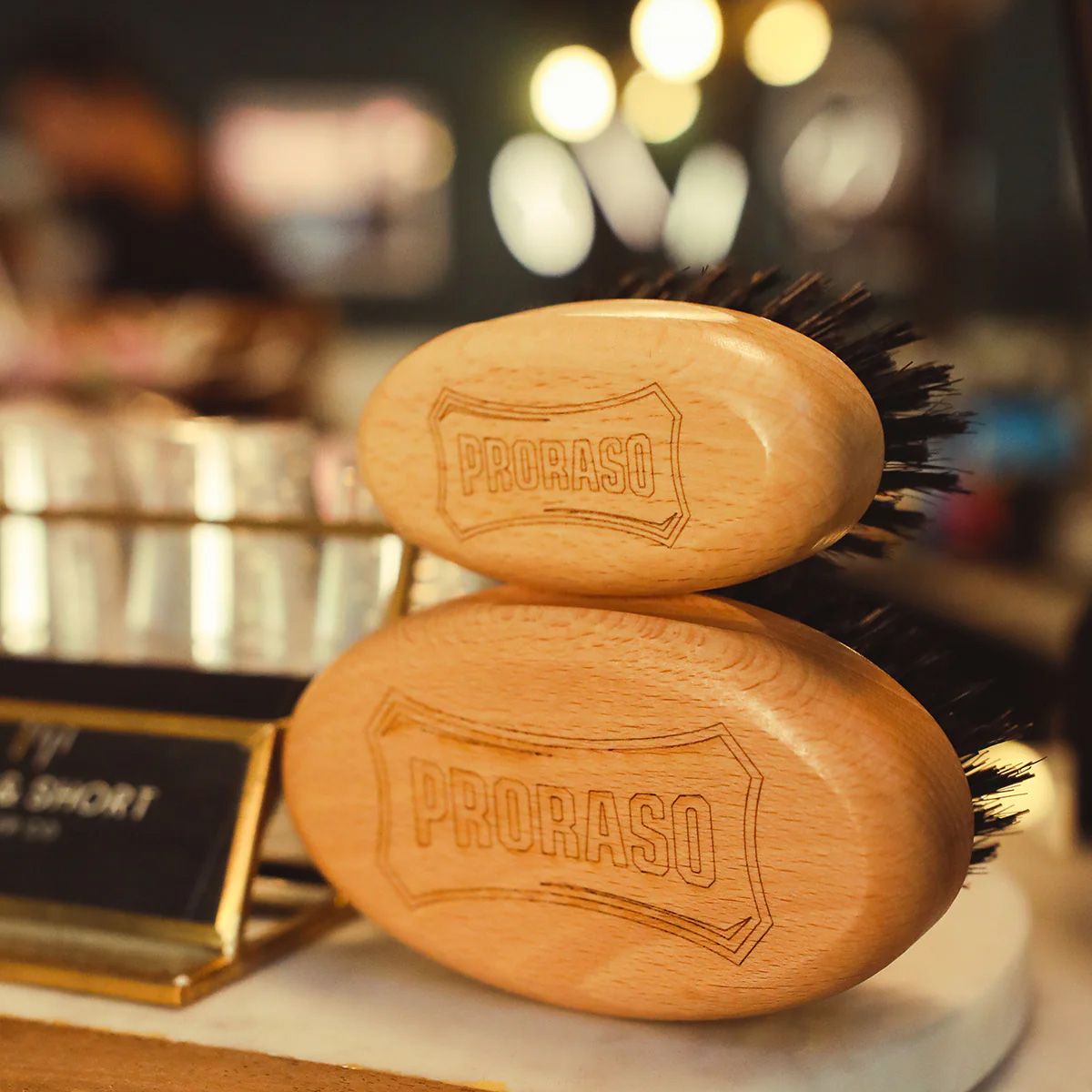 Proraso military beard brush