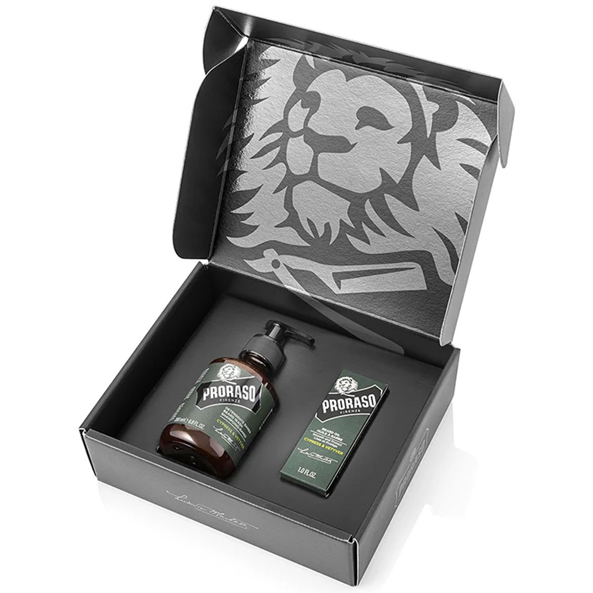 Set de cuidado de barba Proraso ciprés vetyver