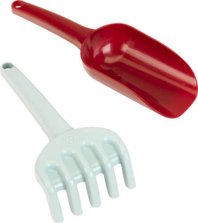 Piccola pala e rastrello per la sabbia (plastica riciclata)