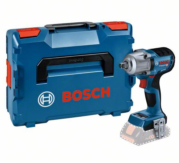 Llave de impacto inalámbrica bosch azul gds 18v-450 pc | 450nm | sin batería ni cargador | en l-boxx - 06019k4101
