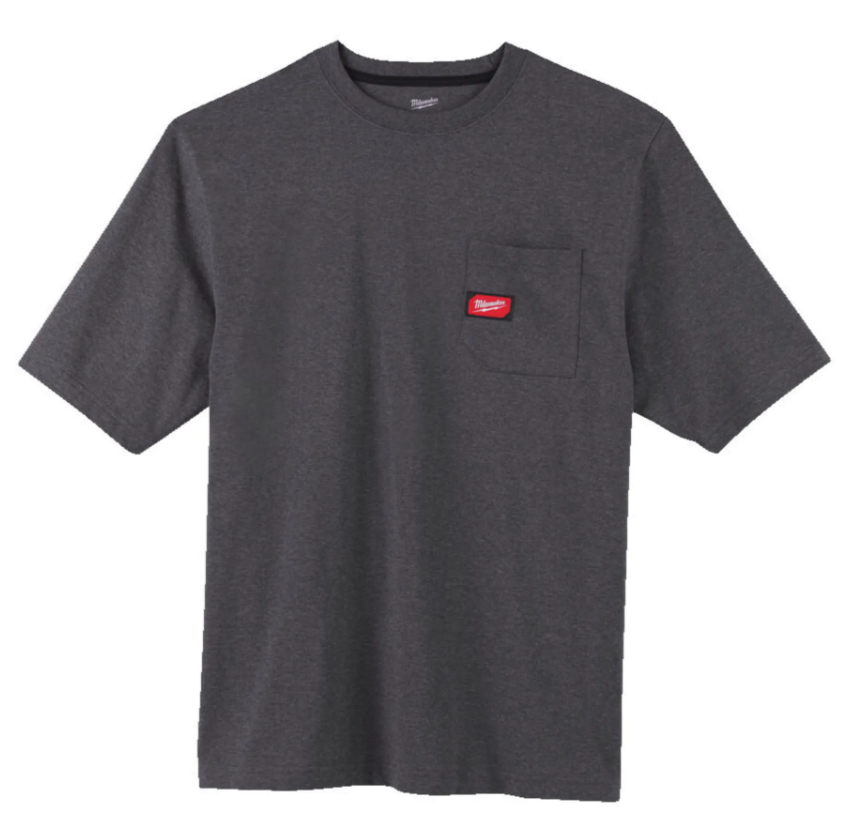 Milwaukee wtssgr xl camiseta trabajo manga corta gris xl - 4932493011