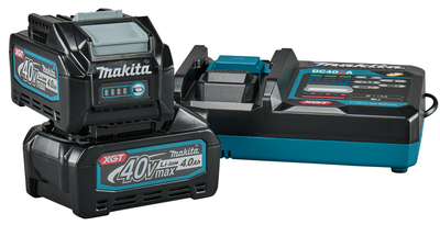 Juego de iniciación de batería makita xgt dc40ra 2xbl4040