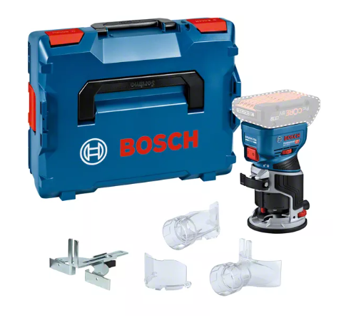 Fresa de cantos inalámbrica bosch azul gkf 18v-8 | 18v | sin batería ni cargador | en l-boxx 136-06016c2001
