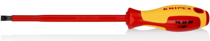 Knipex schroevendraaiers voor sleufschroeven 177 mm - 982025