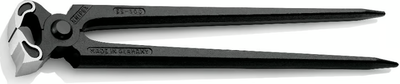 Cortapezuñas Knipex negro con soporte para uñas