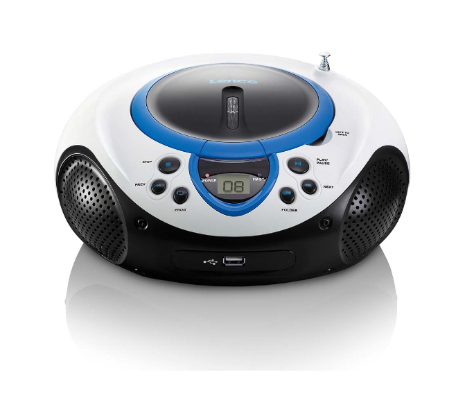 Lenco Lenco SCD38 CD portatile USB Player Blue