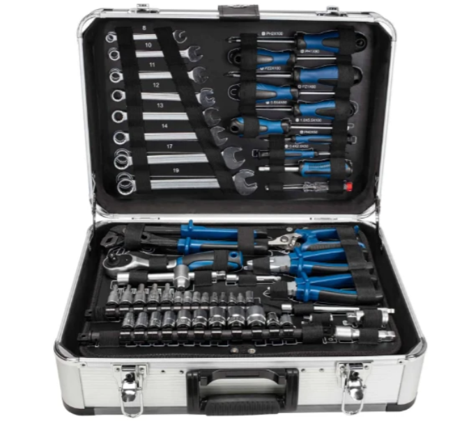 Scheppach Scheppach Strumento da 101 pezzi set TB150 con valigia in alluminio