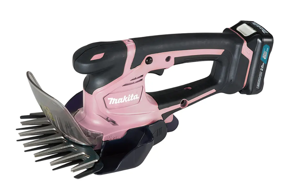 Forbici per erba Makita um600dsap cxt 12 v max (rosa) batteria 2,0 ah (1 pz), caricabatterie, in scatola