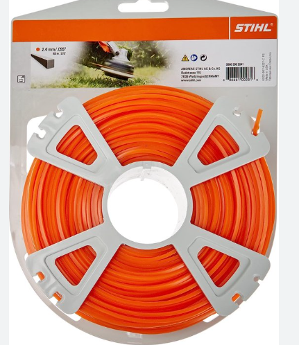 Accesorios Stihl línea de corte cuadrado en rollo | ø 2,4 mm x 83,0 m - 00009302641