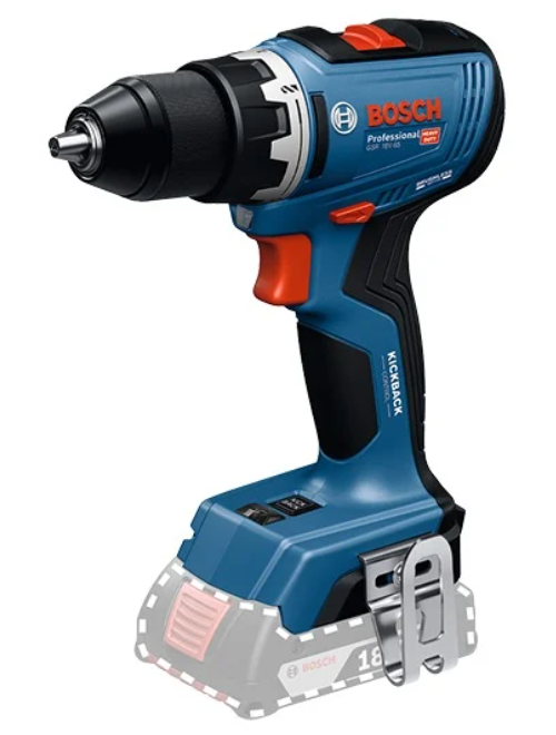 Taladro atornillador inalámbrico bosch gsr 18v-65 azul | 18v | excluido baterías y cargador - 06019n3200