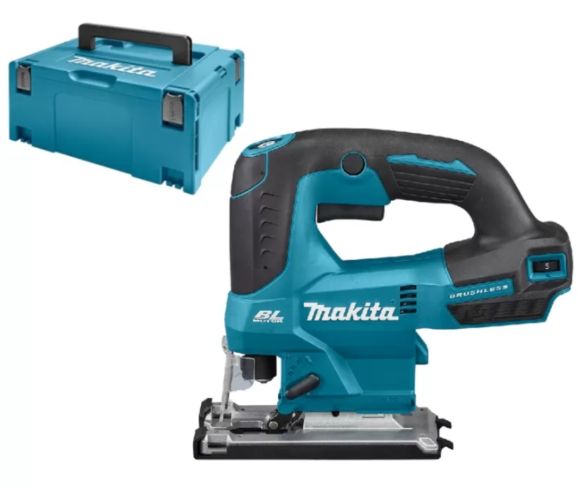 Makita djv184zj | sierra de calar inalámbrica | 18v | mango en d | sin pilas ni cargador | en caja m-box - djv184zj