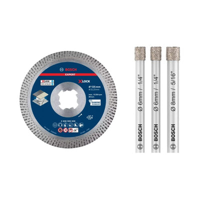 Set di piastrelle accessori Bosch diamante + pennarello - 0615997678