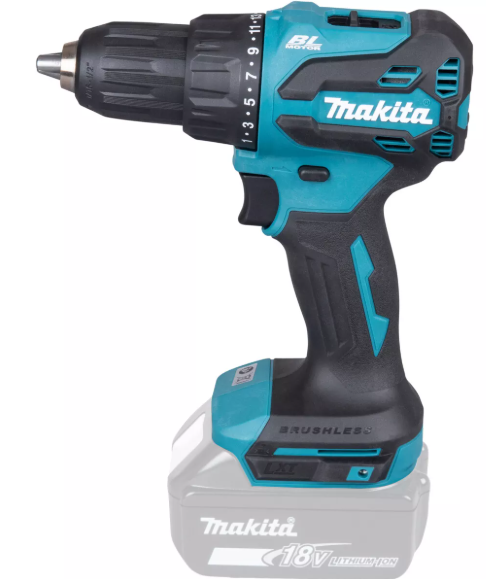 Makitadhp490z | trapano a percussione a batteria | senza spazzole | 18v| corpo | senza caricabatteria - dhp490z