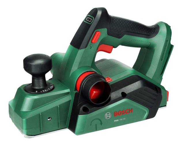 Bosch groen pho 18v-20 accuschaafmachine | zonder accu's en lader - 06032a4200