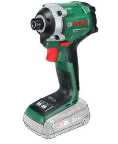 Llave de impacto inalámbrica imp bosch green universalactdrive 18v-210 | sin batería ni cargador - 06039e7000