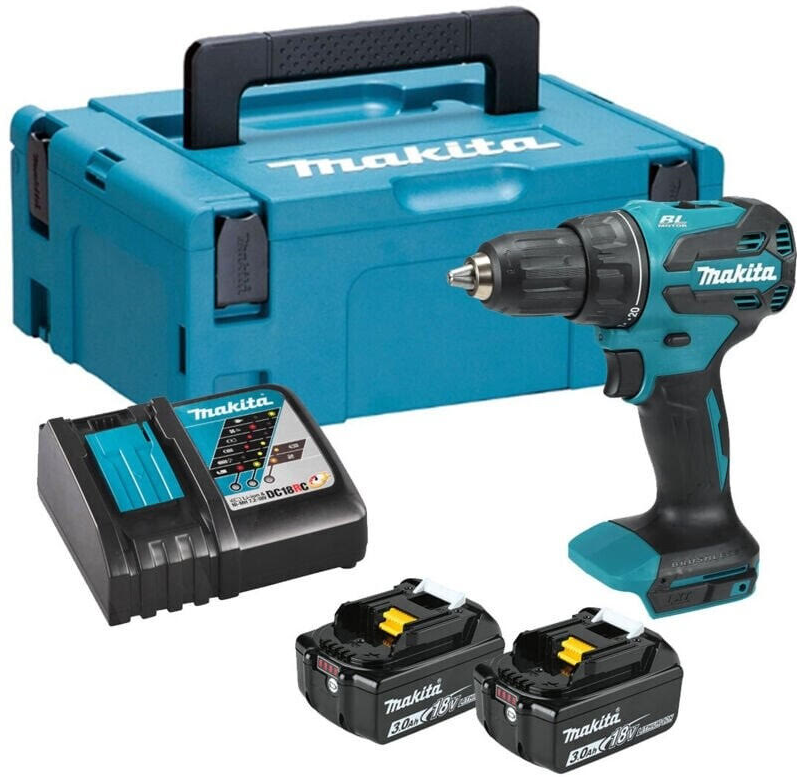 Makita ddf490rfj | trapano a batteria | senza spazzole | 18v| 3.0ah | in m-box - ddf490rfj