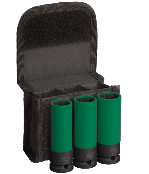 Accessori Bosch Set di prese da 3 pezzi | 85mm 1 2 - 2608551102 - 2608551102