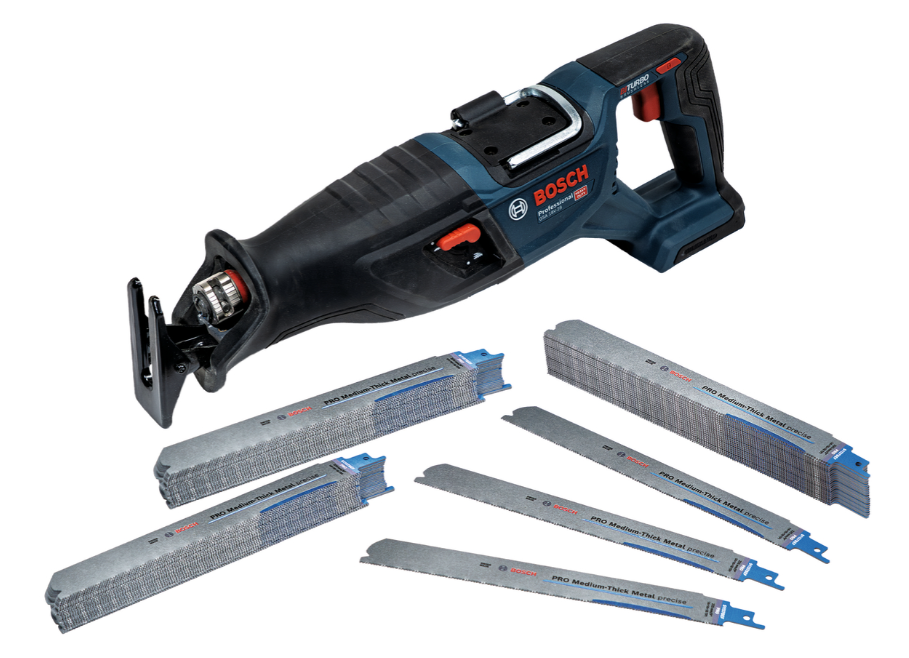 Accesorios Bosch pro hojas de sierra de sable | metal de espesor medio + gsa 18v-28 | 75 piezas - 061599767h