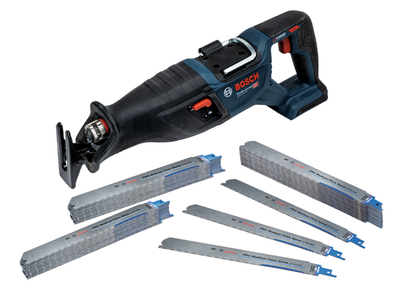 Lame per seghe alternative Bosch Accessories Pro | metallo di medio spessore + gsa 18v-28 | 75 pezzi - 061599767h