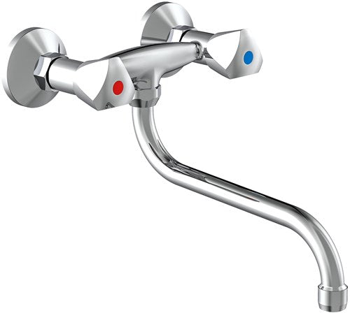 Schütte Schütte Two -Button Maller de pared Cesti Chrome