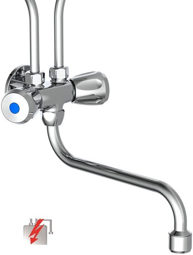 Schütte Schütte Two -Button mezclador de baja presión cromado