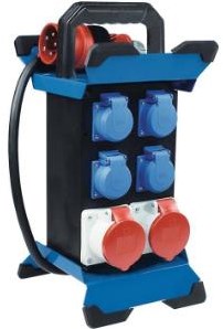 Distributore Schwabe cee 5p 16a 400v a 2xcee + 4xwcd - 6316200
