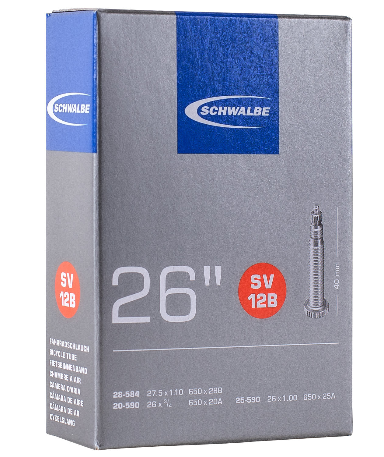 Schwalbe Binnenband FV SV12B 26 18 25-590