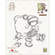Nellie's choice • little lammy clear stamps santa lammy