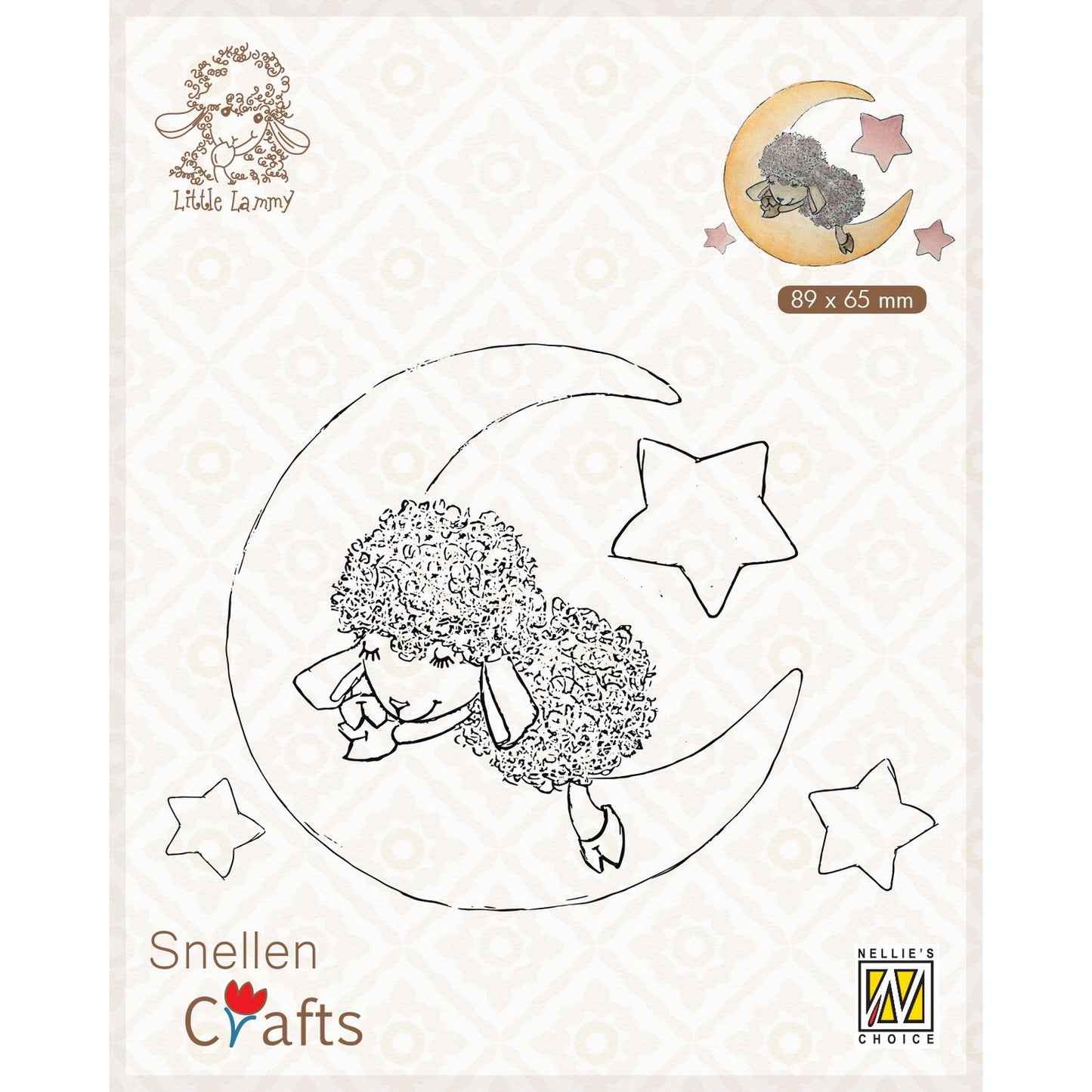 La scelta di Nellie • Timbro trasparente Snellen Crafts Lammy in Dreamland
