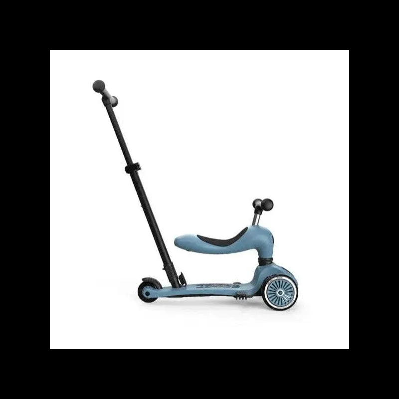 Scoot Ride Scoot and Ride HighwayKick 1Push Go Steel