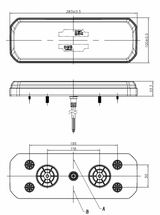 Ac hterlicht dynamic led l=r - afbeelding 5
