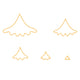 Nellie's choice • shape dies kerstboom 5st.
