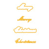 Nellie's choice • shape die tekst merry christmas 2st.