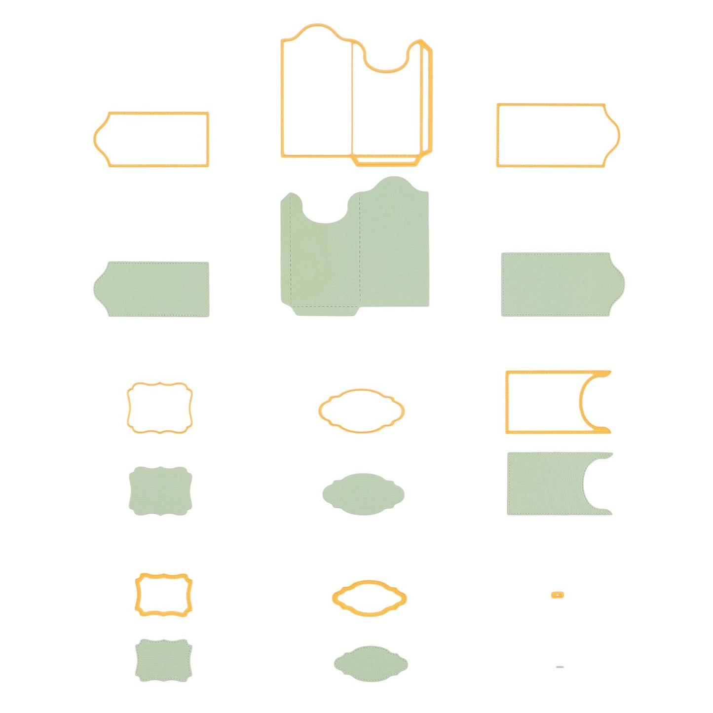 Nellie's choice • shape dies cadeaulabel 8st.