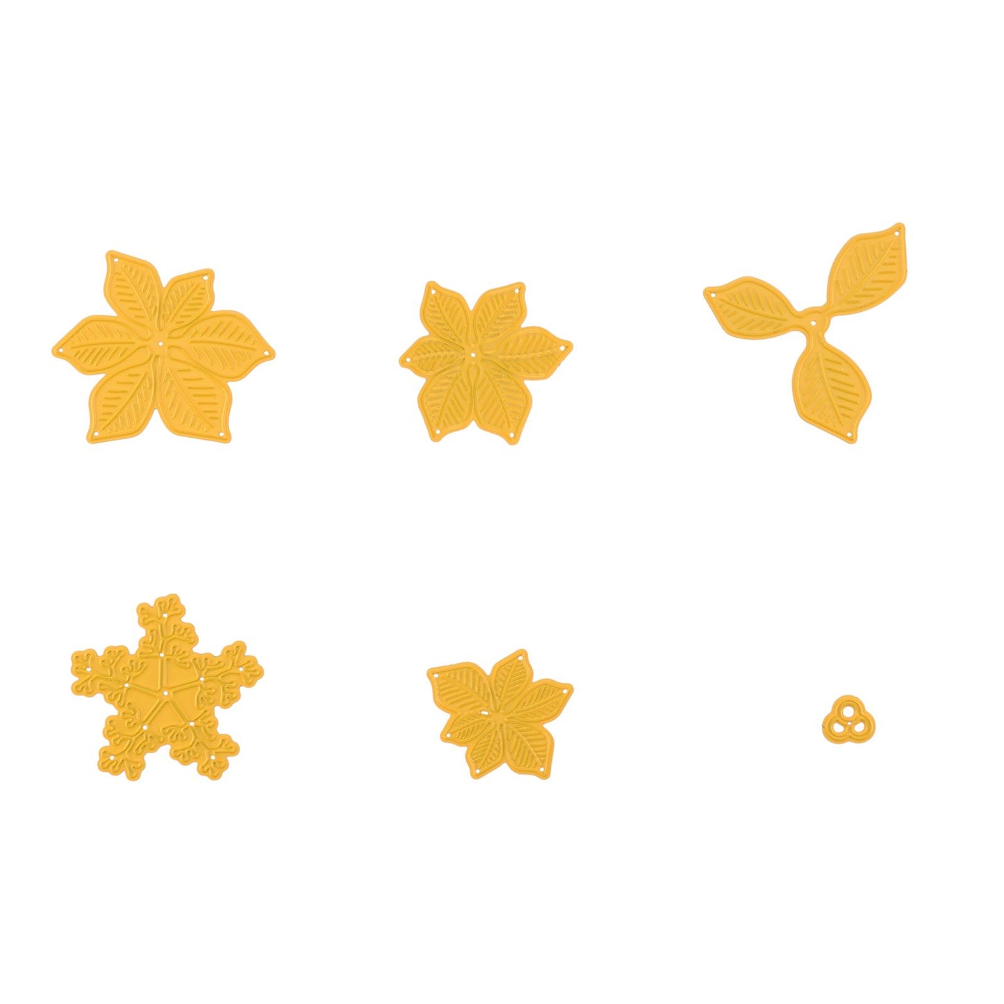 Nellie's choice • shape dies kerstster poinsettia 6st.