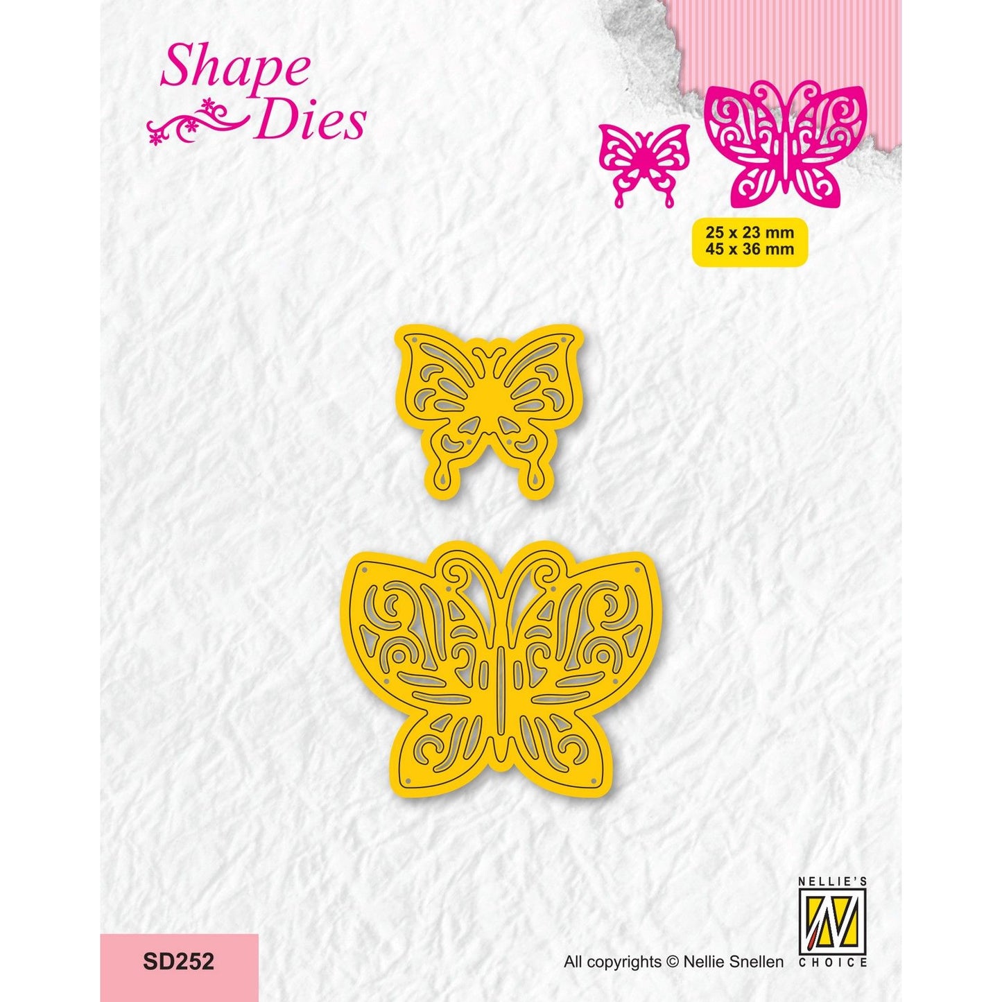 La elección de Nellie • troqueles forma mariposas 2uds.