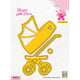 Nellie's choice • stamping dies kinderwagen 3st.
