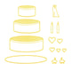 La elección de Nellie • darle forma al pastel de bodas