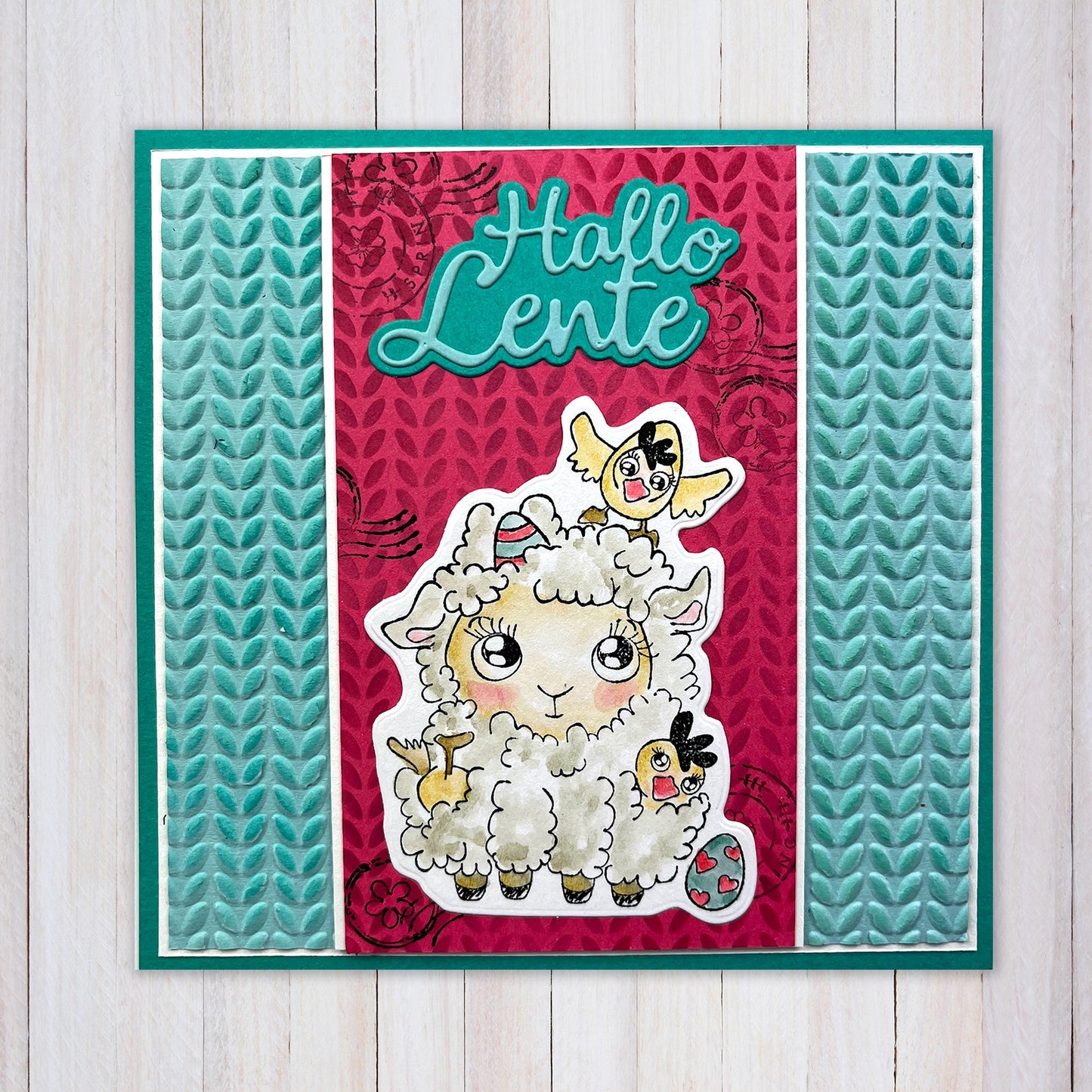 Nellie's choice • shape die tekst hallo lente