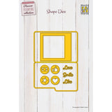 Nellie's choice • planner essentials cutting dies polaroids archives 9st. - afbeelding 1
