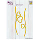 Nellie's choice • shape dies gestippelde lijn met hart 14x3x2cm 2st.