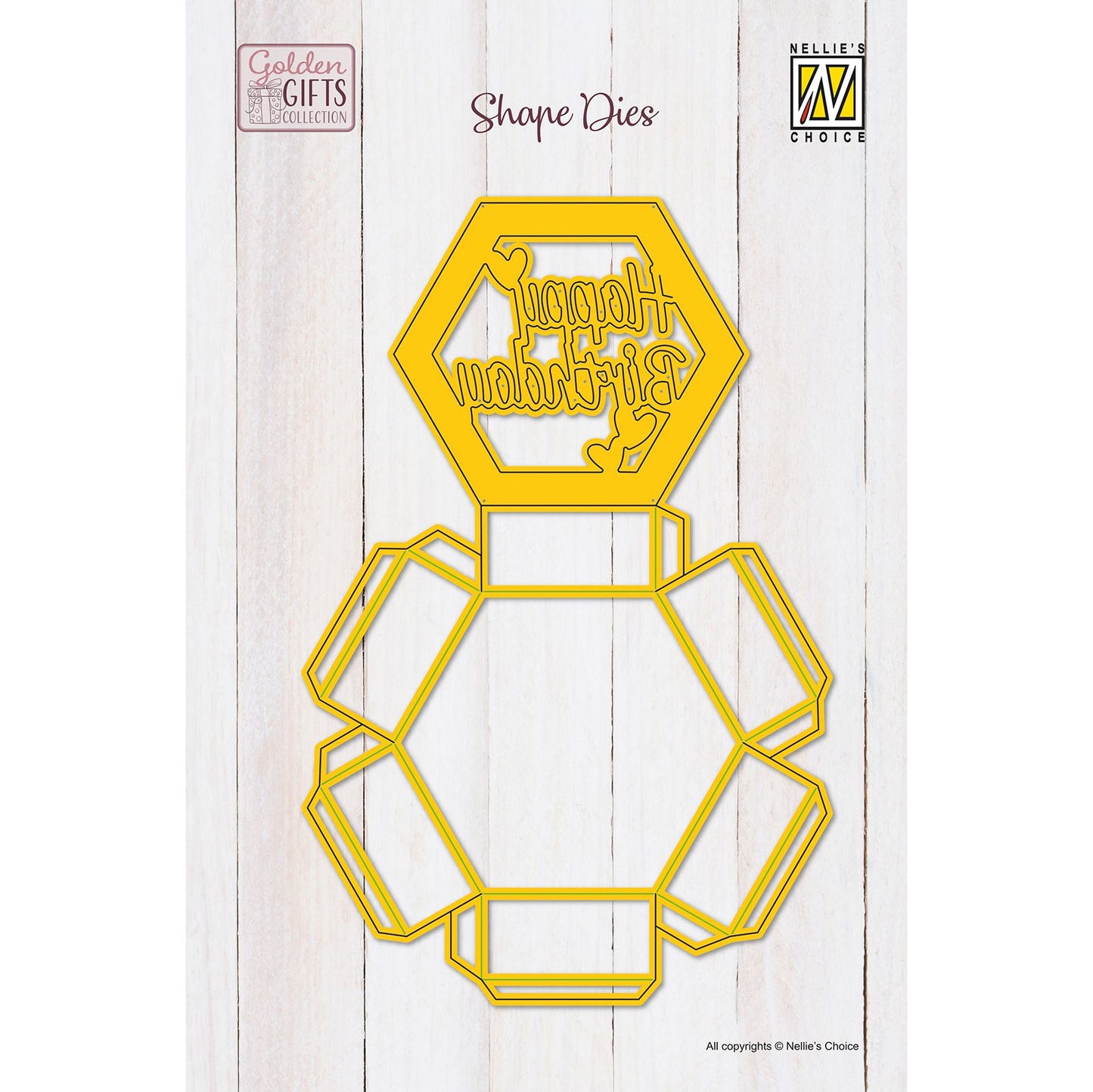 La scelta di Nellie • forma matrice esagonale shadowbox