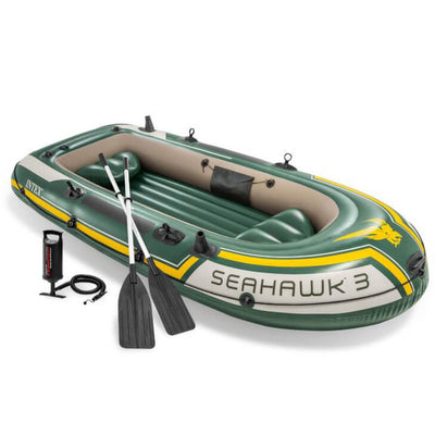 Intex Seahawk 3 Set - Barco inflable de tres personas