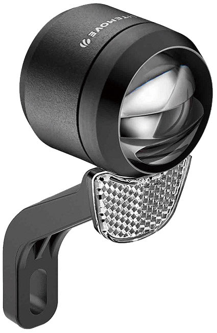 Luz delantera para bicicleta eléctrica Litemove sec-110 incl. soporte de horquilla