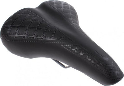 Bicicleta Saddle Selle Bassano Cafe Racer Bobber para hombres - Negro