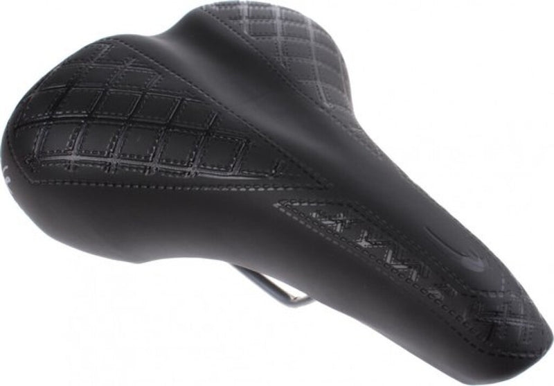 Bicycle Saddle Selle Bassano Cafe Racer Bobber for Men - Black